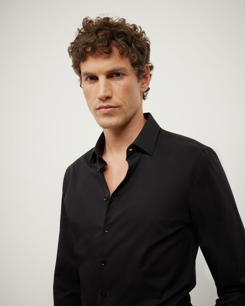 Elijah Long Sleeve Shirt, Black, hi-res
